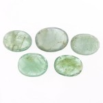 Green Emerald – 19.64 Carats (Ratti-21.70) Panna ~ 5 Pcs Seller Pack